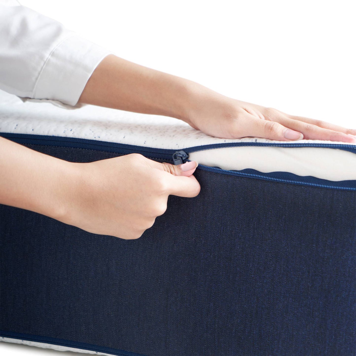 Athena mattress with removable zippered mattress cover for easy cleaning - keep your mattress fresh and hygienic with a washable cover.